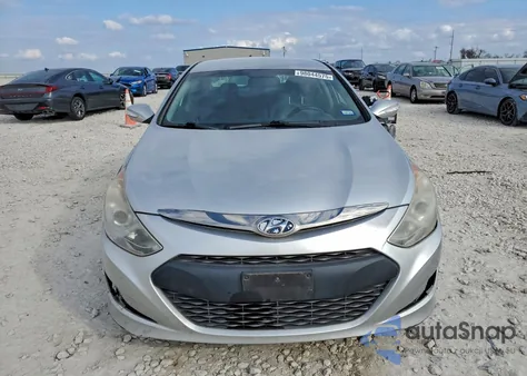 2013 Hyundai Sonata Hybrid z USA, uszkodzony, nr VIN KMHEC4A43DA098975